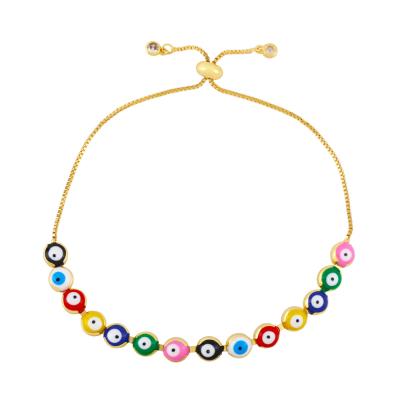 China KDB8523 Fashion Women Evil Eye Wholesale CLASSIC Tennis Bracelet for sale