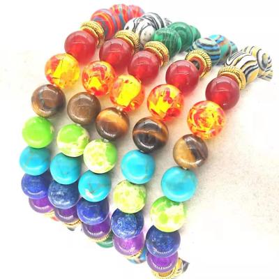 China KDB8253 Wholesale Fashion Chakra Bracelet High Quality Gemstone Bracelet CLASSIC for sale