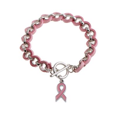 China Wholesale High Quality CLASSIC Breast Cancer Awareness Bracelet KDB4939 for sale