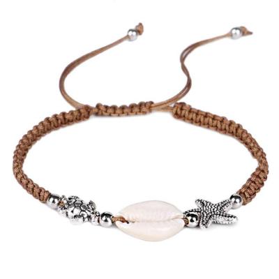 China Luxury shell bracelet of the latest macrame KDB4978 handmade wholesale CLASSIC for sale