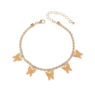 China Latest CLASSIC Wholesale Women's Anklet Butterfly KDB6785 for sale