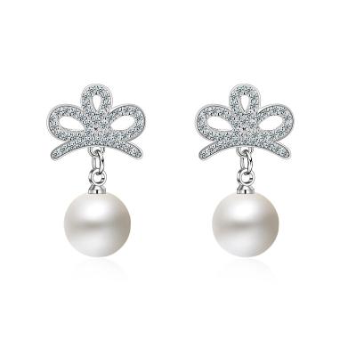 China KDB8498 Fashion CLASSIC Wholesale Women Pearl Earrings Crown Stud Earrings for sale