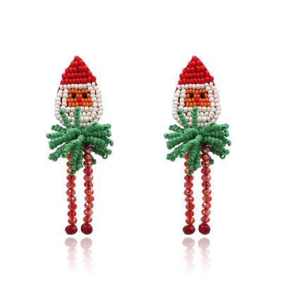 China High Quality Newest Fashion KDB8295 CLASSIC Christmas Stud Earrings High Quality Seed Beads Stud Earrings for sale