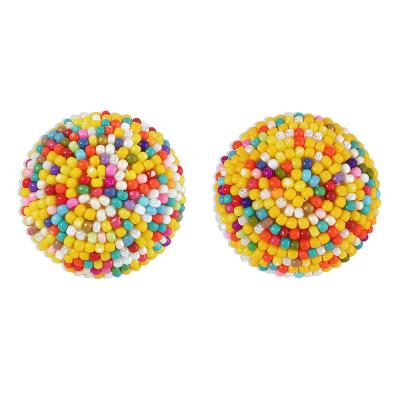 China High Quality Latest Fashion Seed Pearl Stud Earrings Seed Beads Earrings KDB8291 CLASSIC for sale