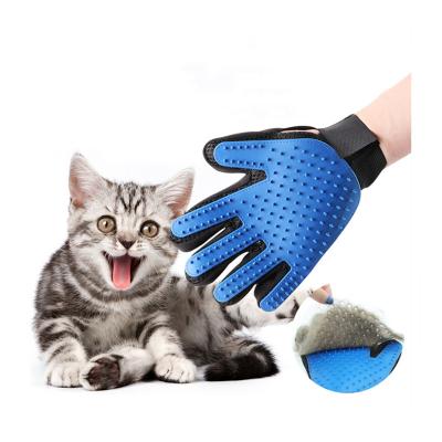 China Viable in Deshedding Hot Selling Custom Pet Grooming Gloves Pet Hair Remover Silicone Silicone Glove Hot Selling Amazon Cleaning Glove for sale