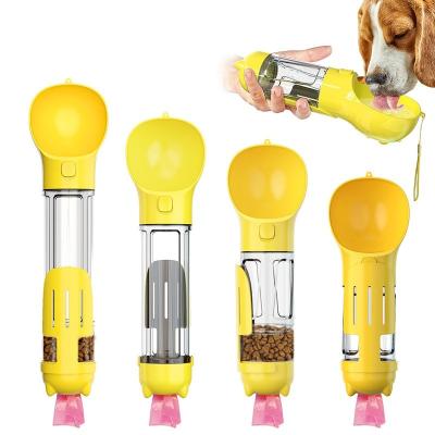 China Modern Portable Dog Water Bottle Travel Drinker Pet Bowl Outdoor Dog Drinking Pet Bottles Accompany Cups for sale