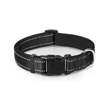 China Wholesale Custom Soft Reflective Nylon Adjustable Classic Dog Collars Dog Collars With Quick Release Buckle for sale