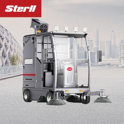 China Multifunctional Intelligent Electric Hotels Sweeper All Round Enclosed On Street Large Industrial Floor Sweeper for sale