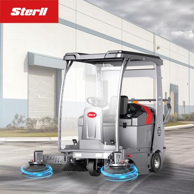 China Hot Electric Floor Sweeper Road Street Hotels Product Machine Car Cleaning With Ultra-large Capacity for sale