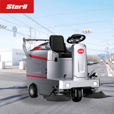 China ST3 Hotels Parking Lot Road Electric Ride On Floor Sweepers Cleaning Machine for sale