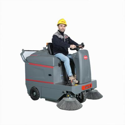 China STERLL ST3 Hotels Ride On Sweeper Warehouse Workshop Field Tricycle With Water Tank Battery Floor Sweeper for sale