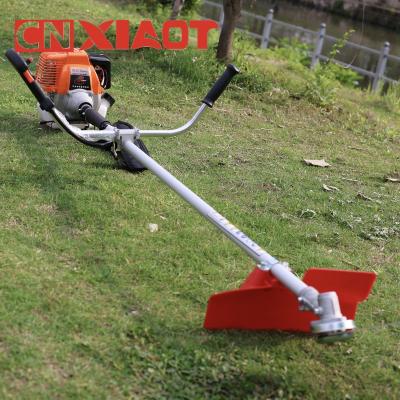 China 4-Stroke Handle OEM 4-Stroke Brush Cutter Metal Cylinder Gasoline/Petrol Telescopic Forced Air Cooling Single Brush Cutter for sale