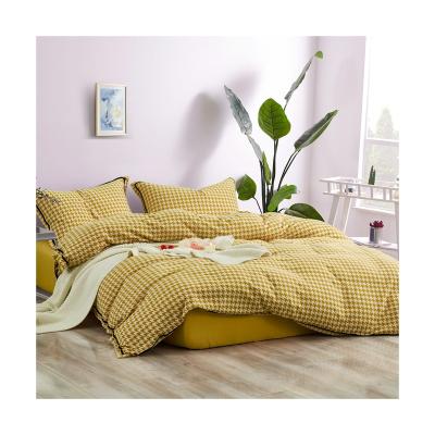 China 3 Pieces Comforter Cover Bedding Comforter Cover 100% Nondisposable Jacquard Knit Luxury Bedding Set Comforter Cover for sale