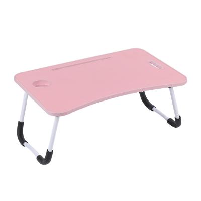 China (Size) Simple Design Laptop Center Folding Desk Adjustable Bed Tray Table Holder Study Desk Fold Up Laptop Desk for sale