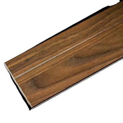 China Modern Waterproof Interior Decoration skirting board floor solid wood composite floor for sale