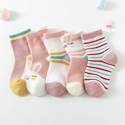 China QUICK DRY Children's Socks Spring Cotton Baby Cartoon Boys Girls Tube Socks for sale