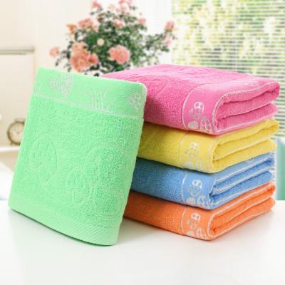 China Wholesale Child Safe Luxury Absorbent Terry Cotton Shower Beach Bath Towel for sale