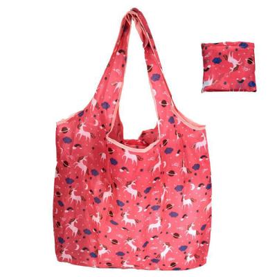 China Fashion Reusable Tote Bag Waterproof Foldable T-Shirt Bag Large Size Shopping Shopping Bags Handbags for sale