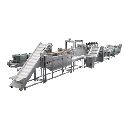 China Full Sets High Efficiency Potato Chips Equipment French Fries Production Line Fried Processing Line for sale