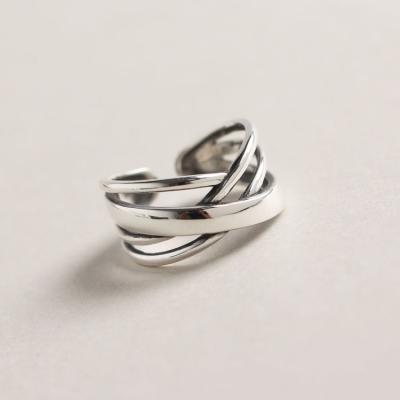 China Wholesale 2022 Nickel Free Customized 925 Sterling Silver Rings Retro Simple Design Silver Rings 925 Sterling for sale