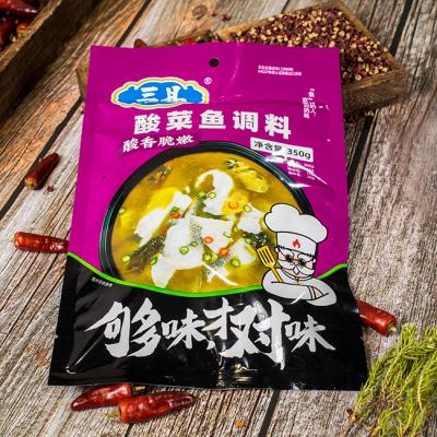 China SANYI Best Seller Halal Food Cooking Seasoning Cabbage Spicy Pickled Sauce For Fish for sale