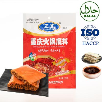 China Wholesale Halal Chinese Low Soup Cooking SANYI Hotpot Butter Hotpot Base Condiment Hotpot Soup for sale