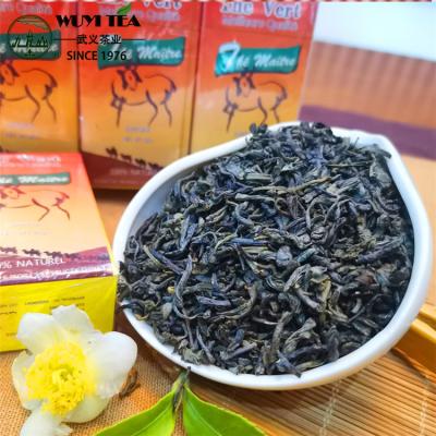 China Loose Wholesale Chinese Organic Weight Loss Fashion Designer Te Verde Chun Mee No Pollution Organic Green Tea for sale