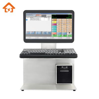 China POS system for small business monitor display customer display with POS system for retail store 64G (128G/256G optional) for sale