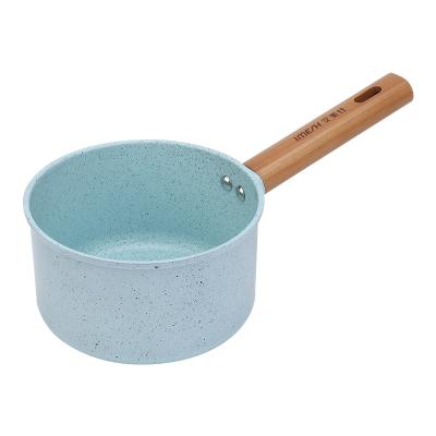 China Sustainable IMESH Milk Pot Sauce Pan Carbon Steel Nonstick Kitchen Milk Pot for sale