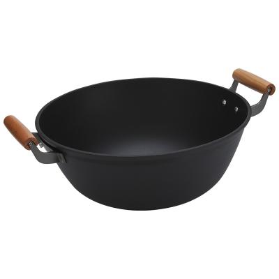 China Sustainable High Quality Kitchen Restaurant Saucepot Wok Cooking Pot Cookware for sale