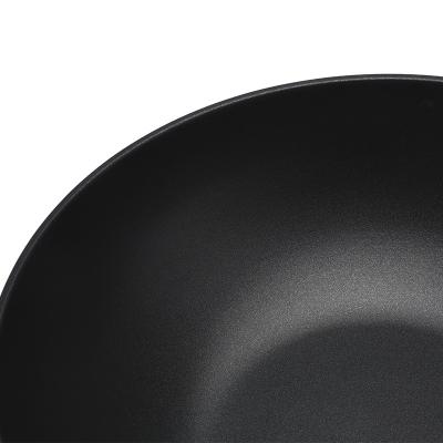 China Non Stick Carbon Steel Wok Pan Traditional Chinese Stir Fry High Quality Wok Pan Viable for sale