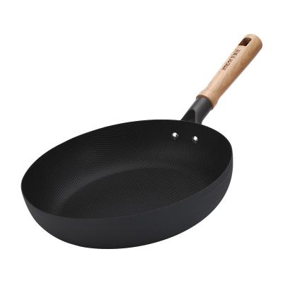 China No Frying Pan Carbon Steel Non Stick Wok Custom Hot Selling Pan for sale