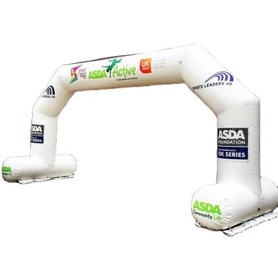 China cheap 210D oxford cloth or pvc inflatable finish line arch/inflatable race arch for advertising for sale