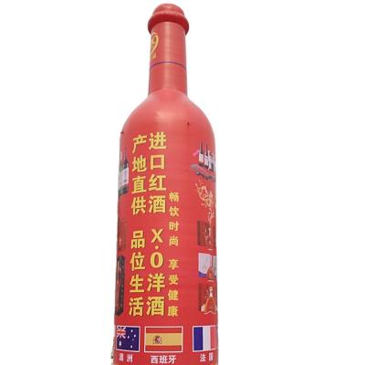 China waterproof & Fire resistance hot sale inflatable wine bottle for advertising for sale