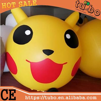 China Hot sale custom made 210D Oxford cloth or 0.22mm PVC giant inflatable pokemon, inflatable pikachu cartoon for advertising for sale