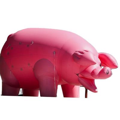 China 210D Oxford Cloth Or PVC Hot Sale Giant Inflatable Advertising Fixed Hog With Blower For Promotion for sale