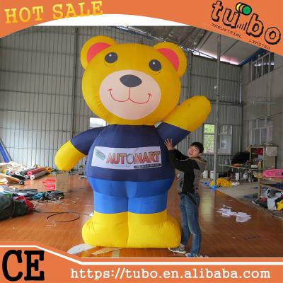 China 210D Oxford Cloth Hot Sale Customized Inflatable Fade Big Bears Inflatable Animals Inflatable Cartoon For Inflatable Advertising for sale