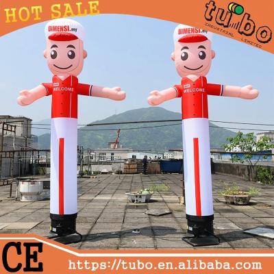 China Cheap Custom Oxford Cloth Small Advertising Inflatable Air Dancer/Sky Dancer/Inflatable Tube Man For Advertising Man for sale