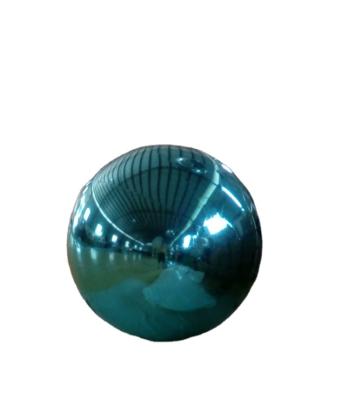 China Party Giant PVC Inflatable Green Mirror Ball / Inflatable Santa Mirror Balloon For Sale for sale