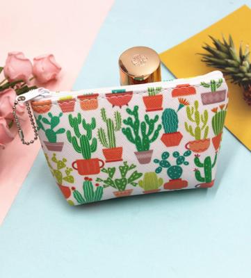 China Fashion leisure cactus is zero small wallet cartoon creative fashion bag helmet key coin received purse for sale