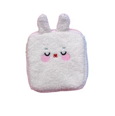 China Fashion Han Edition Plush Sanitary Napkin Receive Bag Sanitary Napkin Bag With Cute Small Bag Portable Flow Package for sale