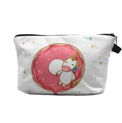 China Fashion 2022 Spots Unicorn Cosmetic Bag Unicorn Ms. Digital Printing Toiletry Bags for sale