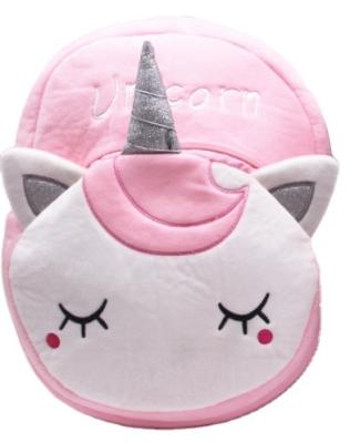 China Portable the new cute unicorn animal fur plush toy young men's and women's cartoon backpack backpack border cute bag for sale