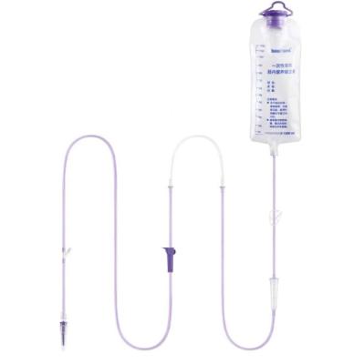 China Non-Toxic Disposable Sterile PVC Infusion Medical Grade Enteric Feeding Feeding Set for sale