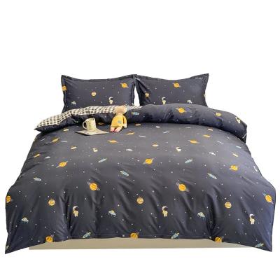 China Sustainable Bedding Set 100% Cotton 3D Bed Cover Cartoon Printed Bedding Set High Quality Cartoon Bedding Set for sale