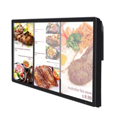 China Advertising 1080P 55 Inch LCD Display Indoor Digital Dignage Wall Mounted for sale