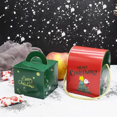 China Recycled Materials Christmas Gift Box Birthday Cake Box Baking Package for sale