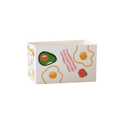 China Recycled Materials Net Red Box Bread Egg Toast Bread Sandwich Wrapping Paper Sandwich Bag Packing Box Hamburger Packing Store for sale