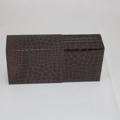 China Beautiful GIFT / Gift Jewelry Storage Leather Liner Box With Logo for sale