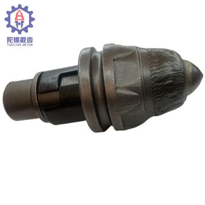 China Building Material Stores Tapered Construction Tools Turning Shank Pick Up Round Shank Chisel Beitech Tooth Bit for sale